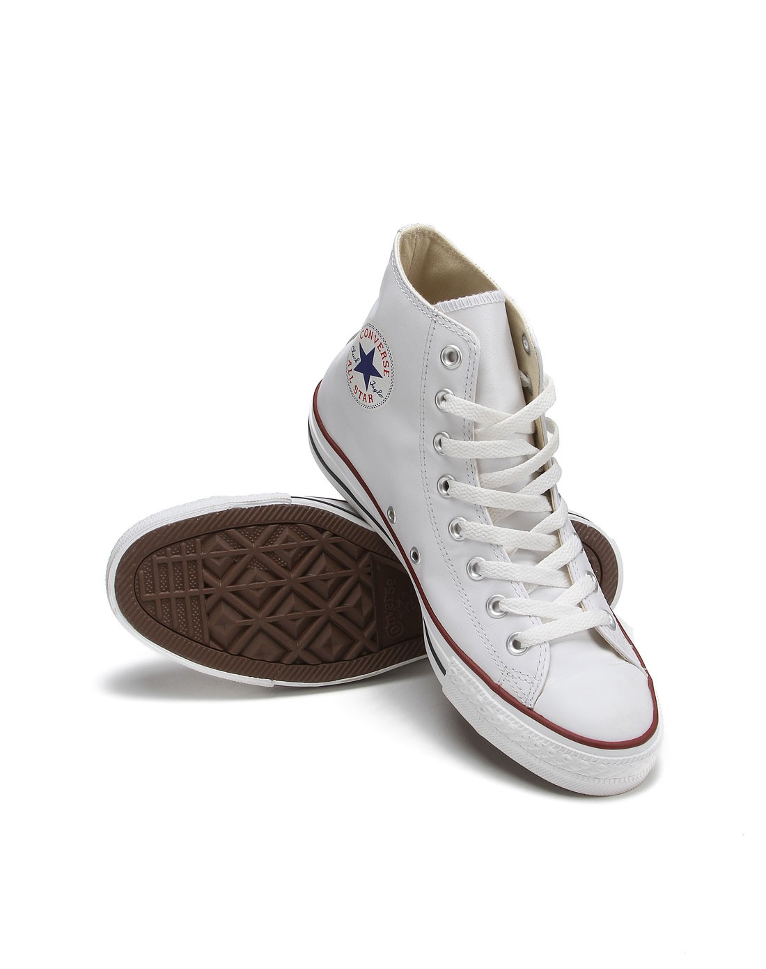 converse美式复古专场中性款白色高帮休闲鞋 经典新潮时尚1037731301