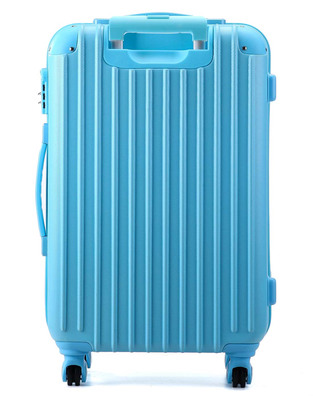 中性款天蓝色abs拉杆箱20寸