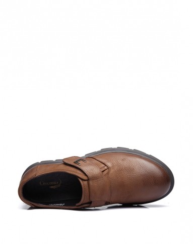 鳄鱼恤crocodile棕色牛皮休闲系列单鞋a2391155_唯品会