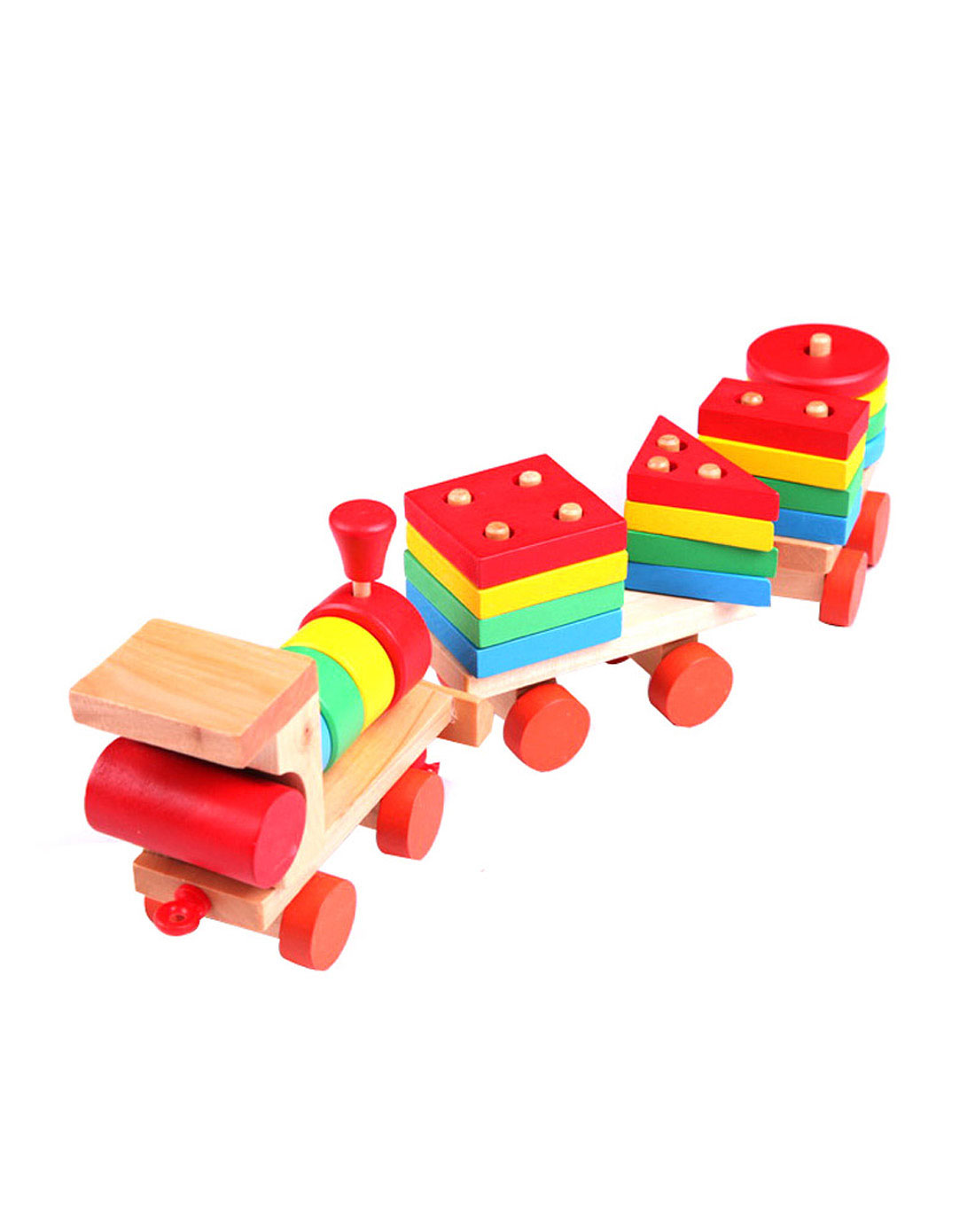 特益智木玩系列-形状小火车(中号)