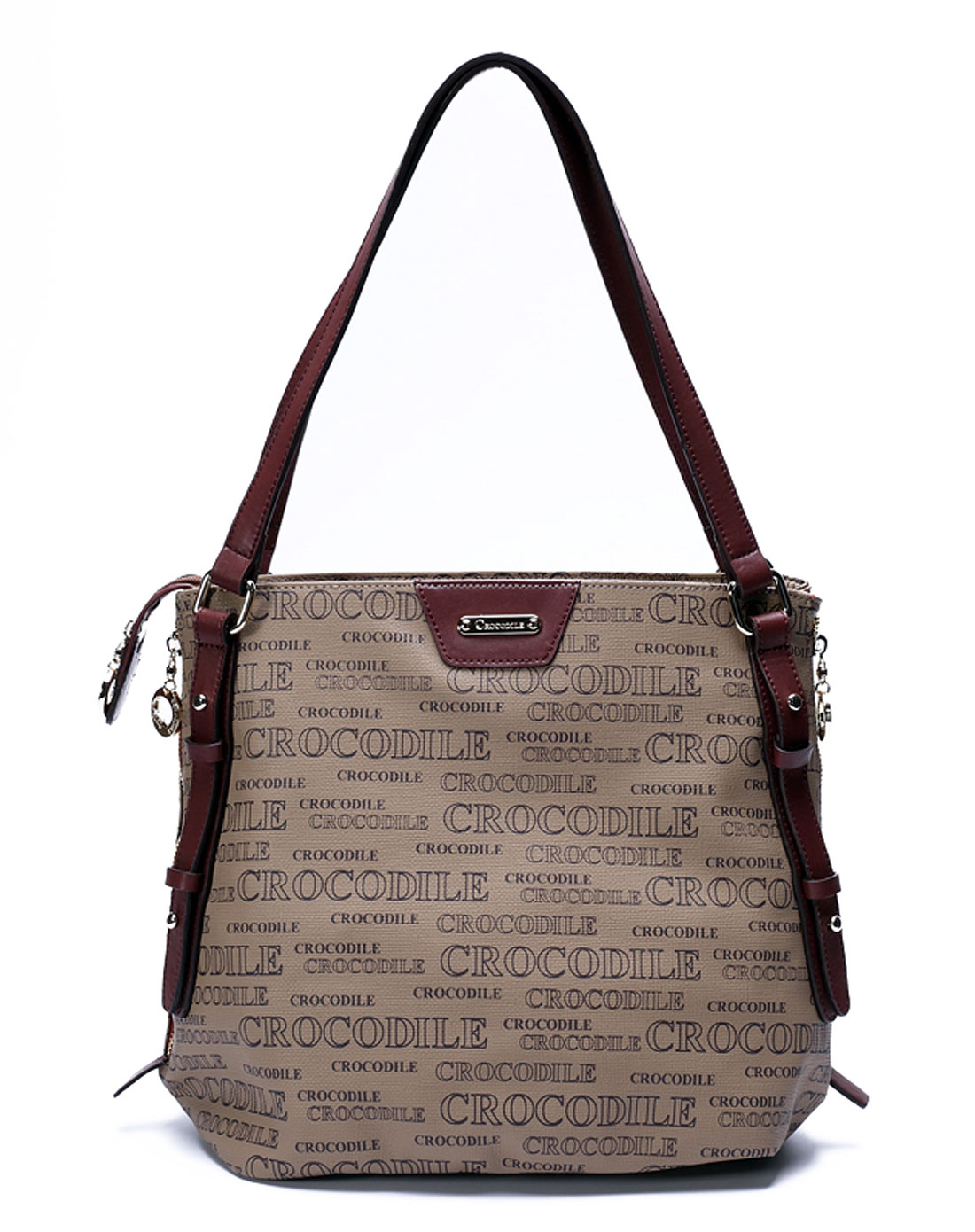 鳄鱼恤crocodile男女包混合专场-女款啡色包包