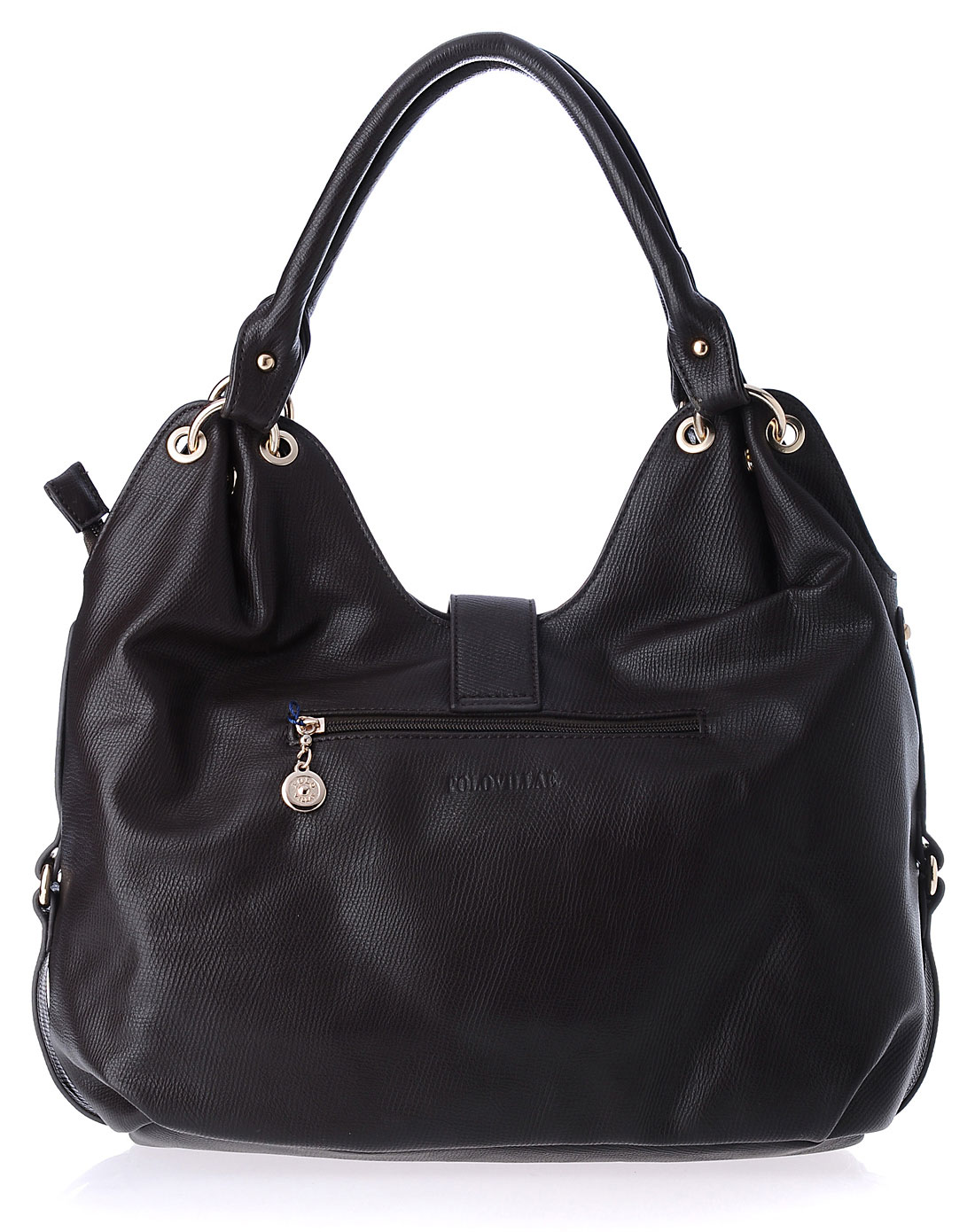 保罗威特女款深咖啡色金属挂坠女包ppcodpbcf12785_唯品会