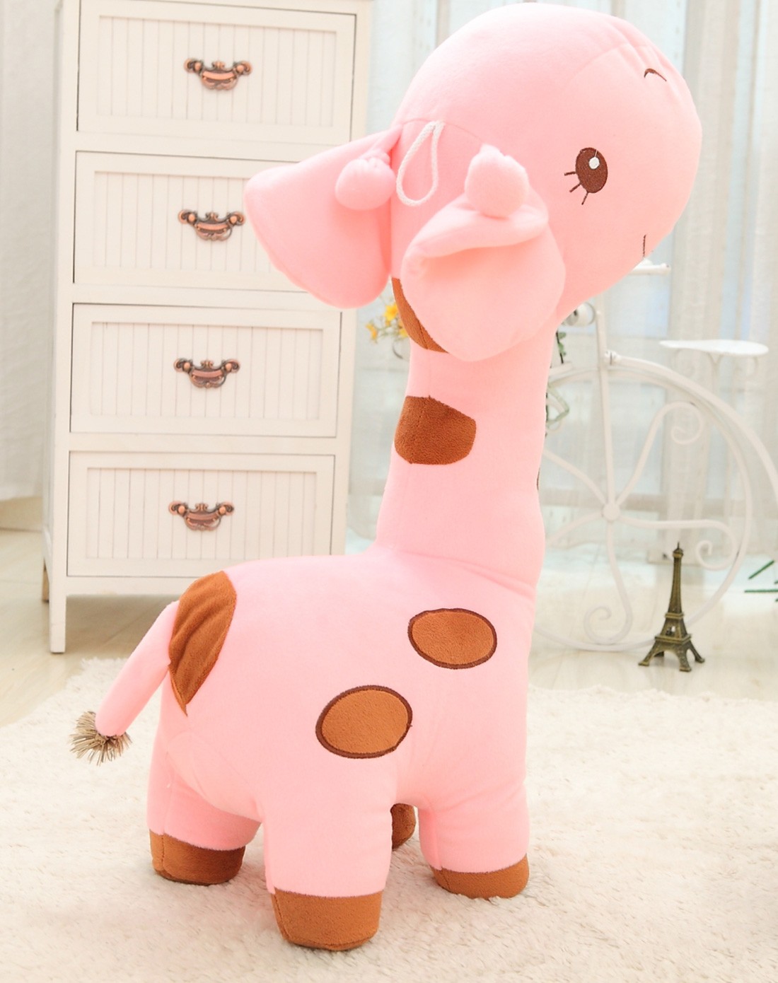 粉色小鹿公仔45cm