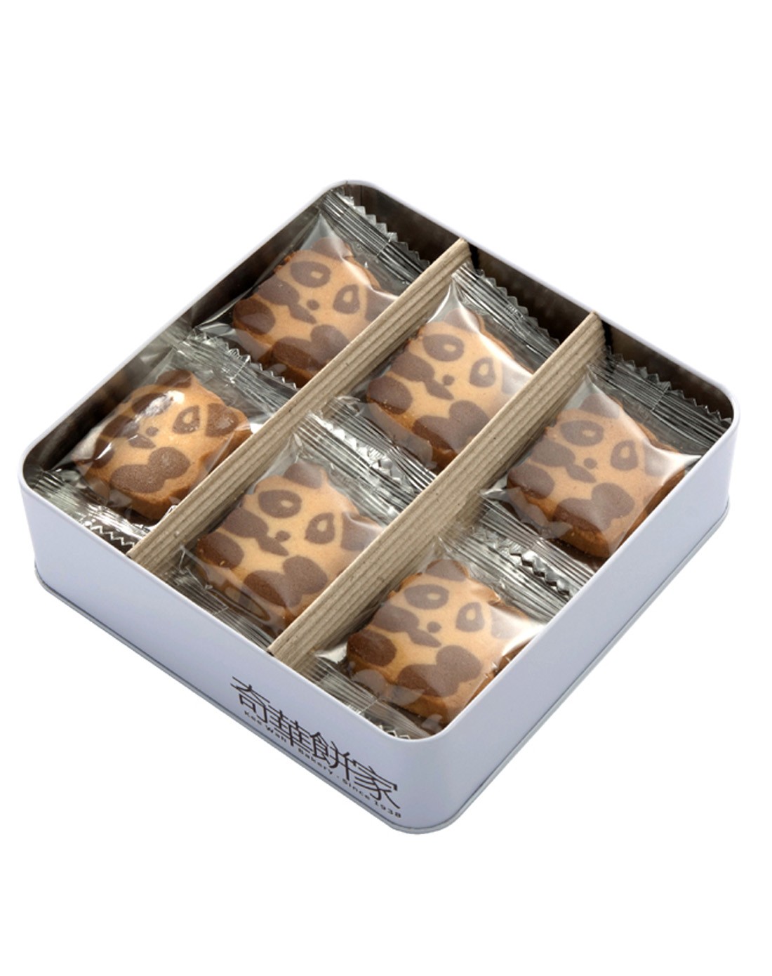 香港奇华 至尊熊猫曲奇礼盒(饼干)(罐装)198g