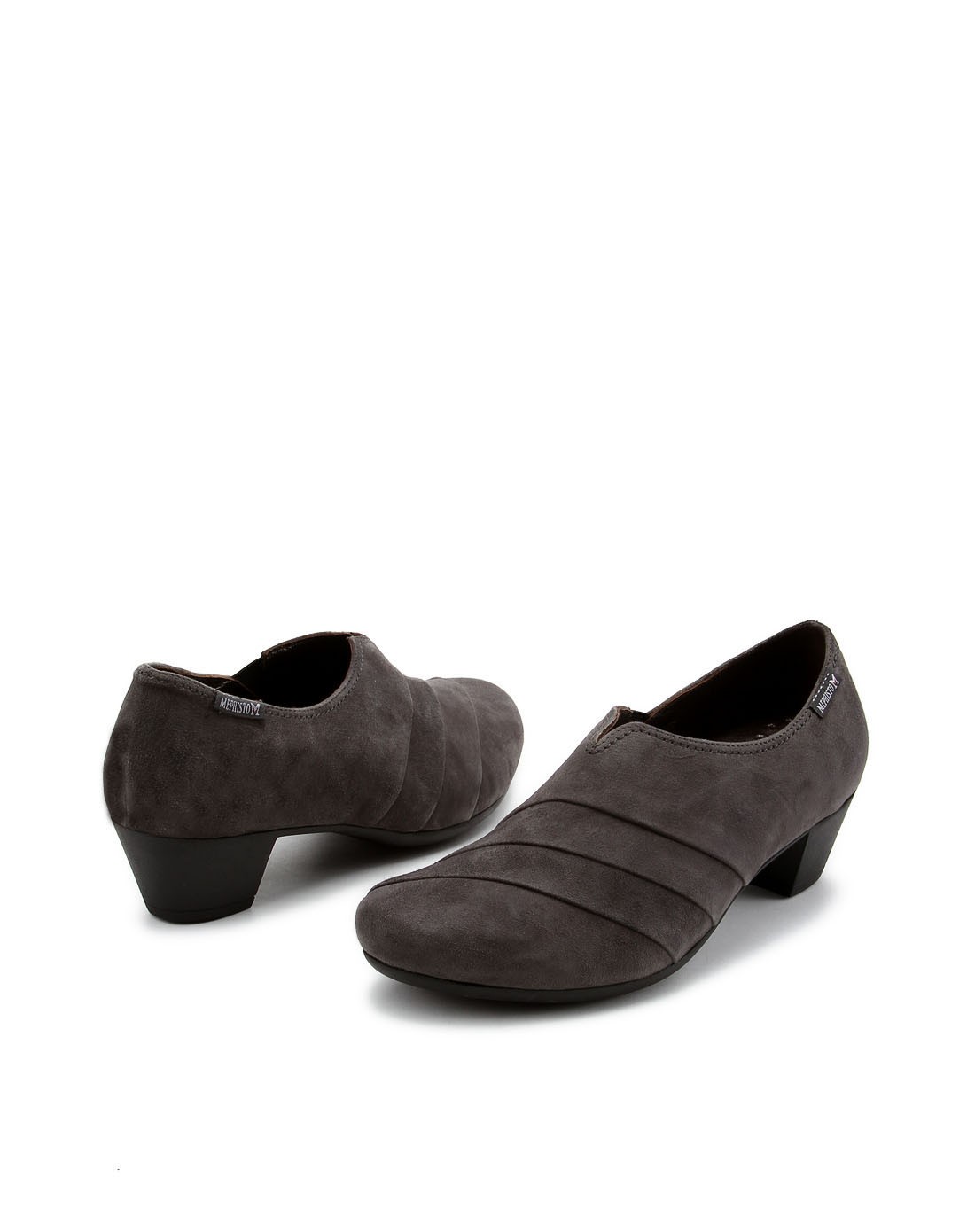 欧洲进口女款灰色优质牛皮正装鞋