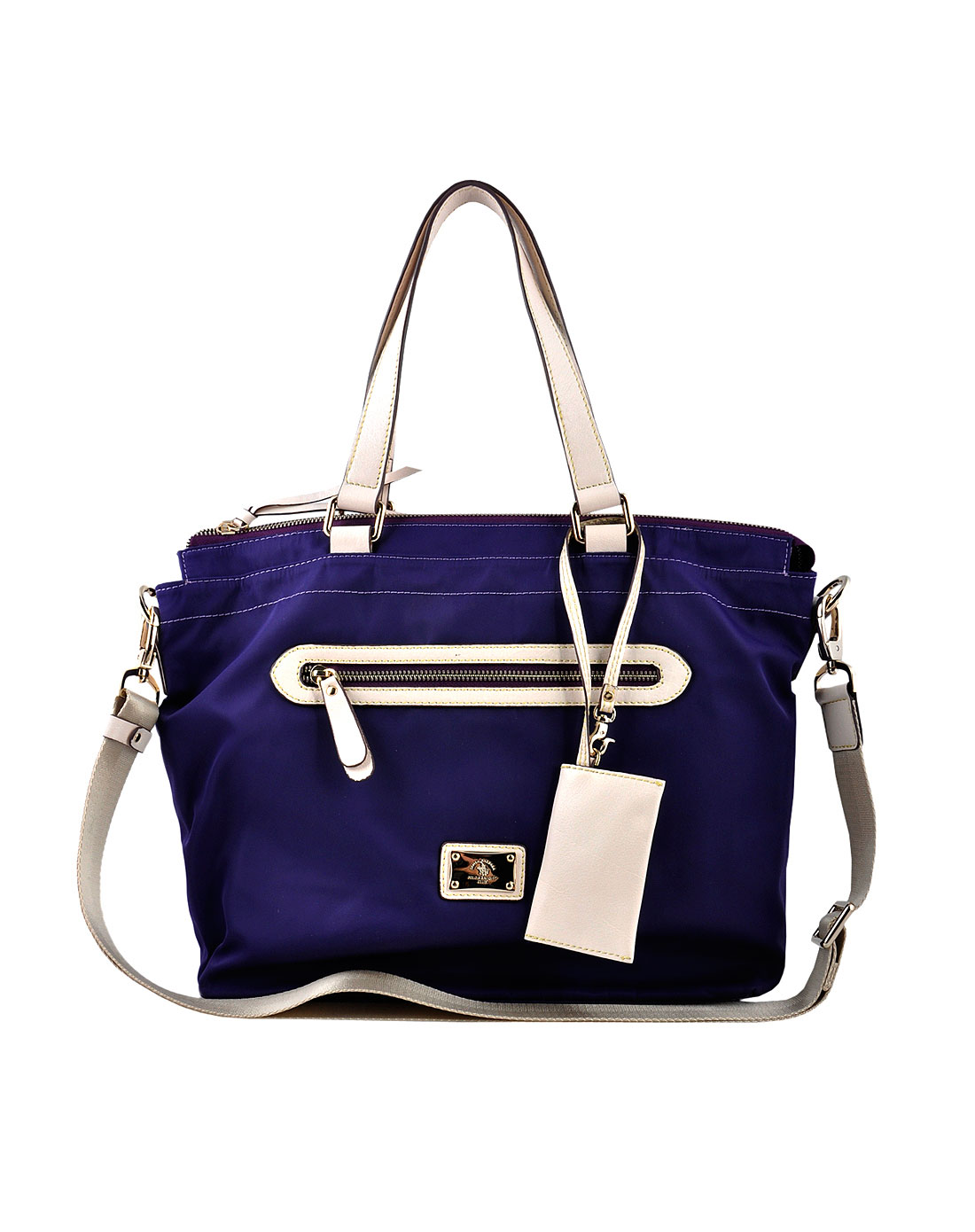 女款紫色手提包