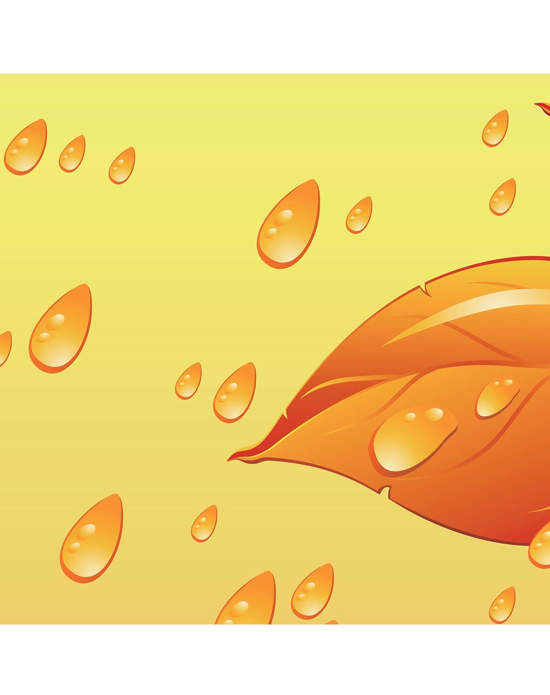 小雨滴-实心松木无框画