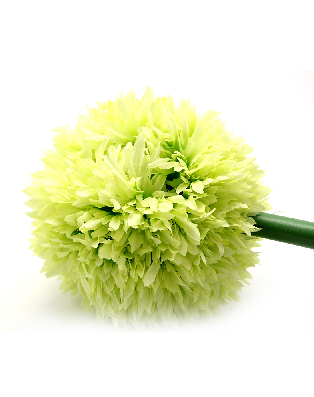 小单支葱球仿真花-绿色