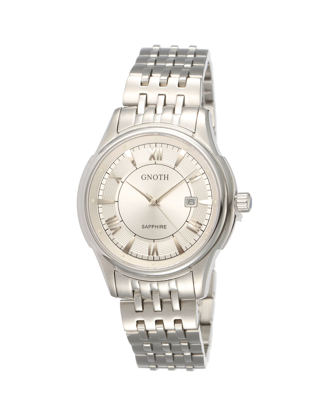 格诺gnoth手表专场-男款白色石英腕表