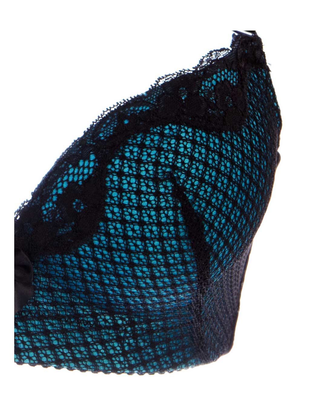 水中花女士内衣专场撞色网格蕾丝花边聚拢文胸2181152_唯品会