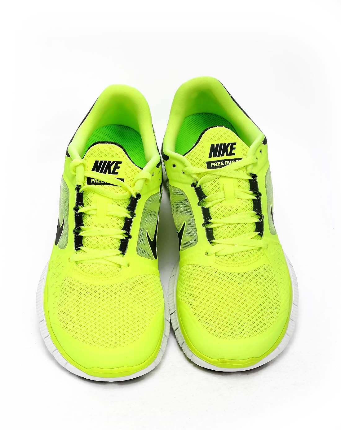 耐克 男款荧光绿跑步鞋