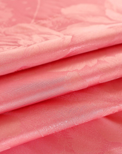 1.8m床莫代尔贡缎四件套-喜迎新婚(粉玉)