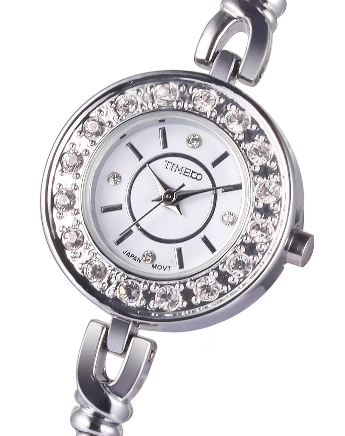 时光一百time100手表专场 > 潘多拉系列时尚复古闪钻手链石英女表