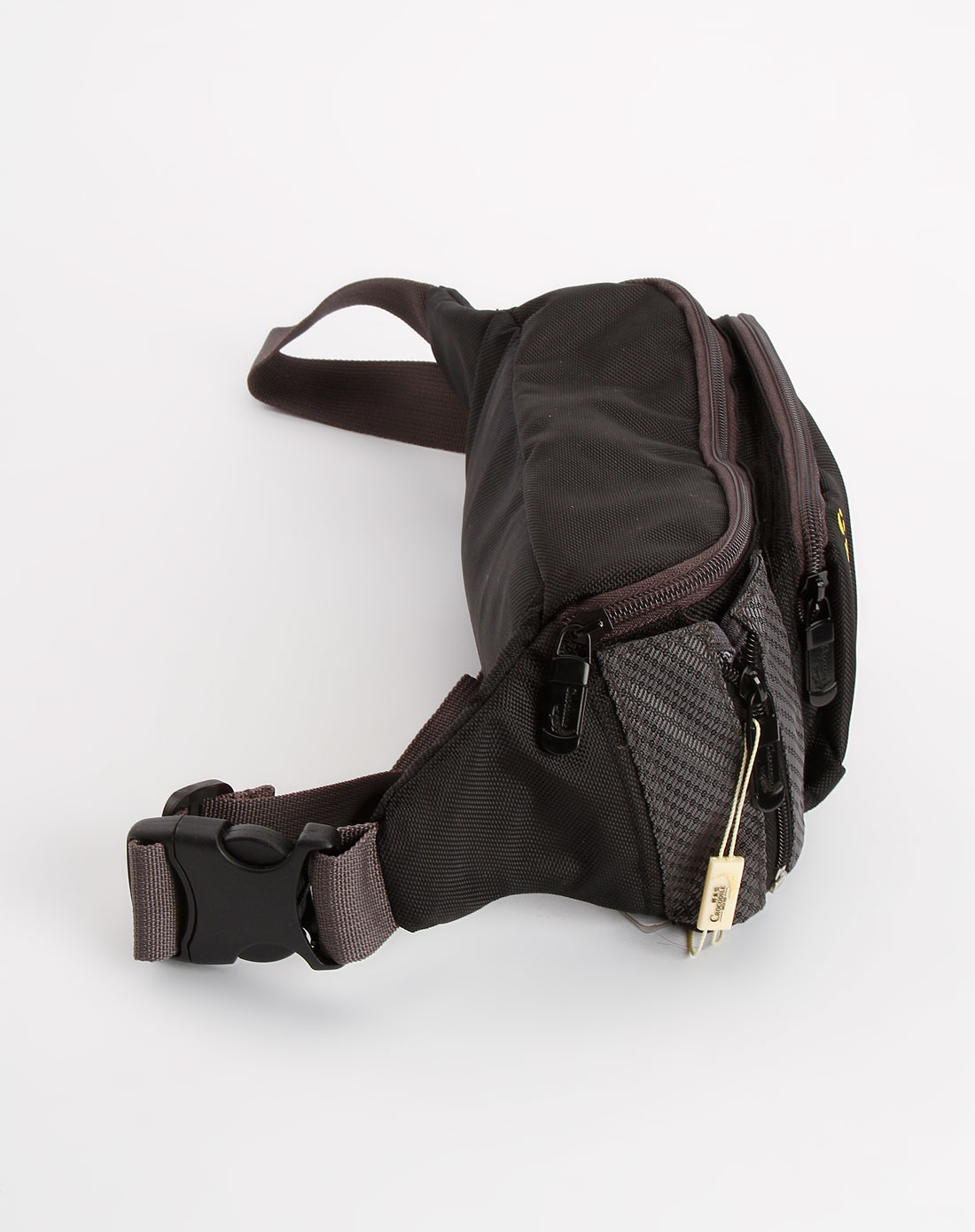 黑/灰色时尚腰包