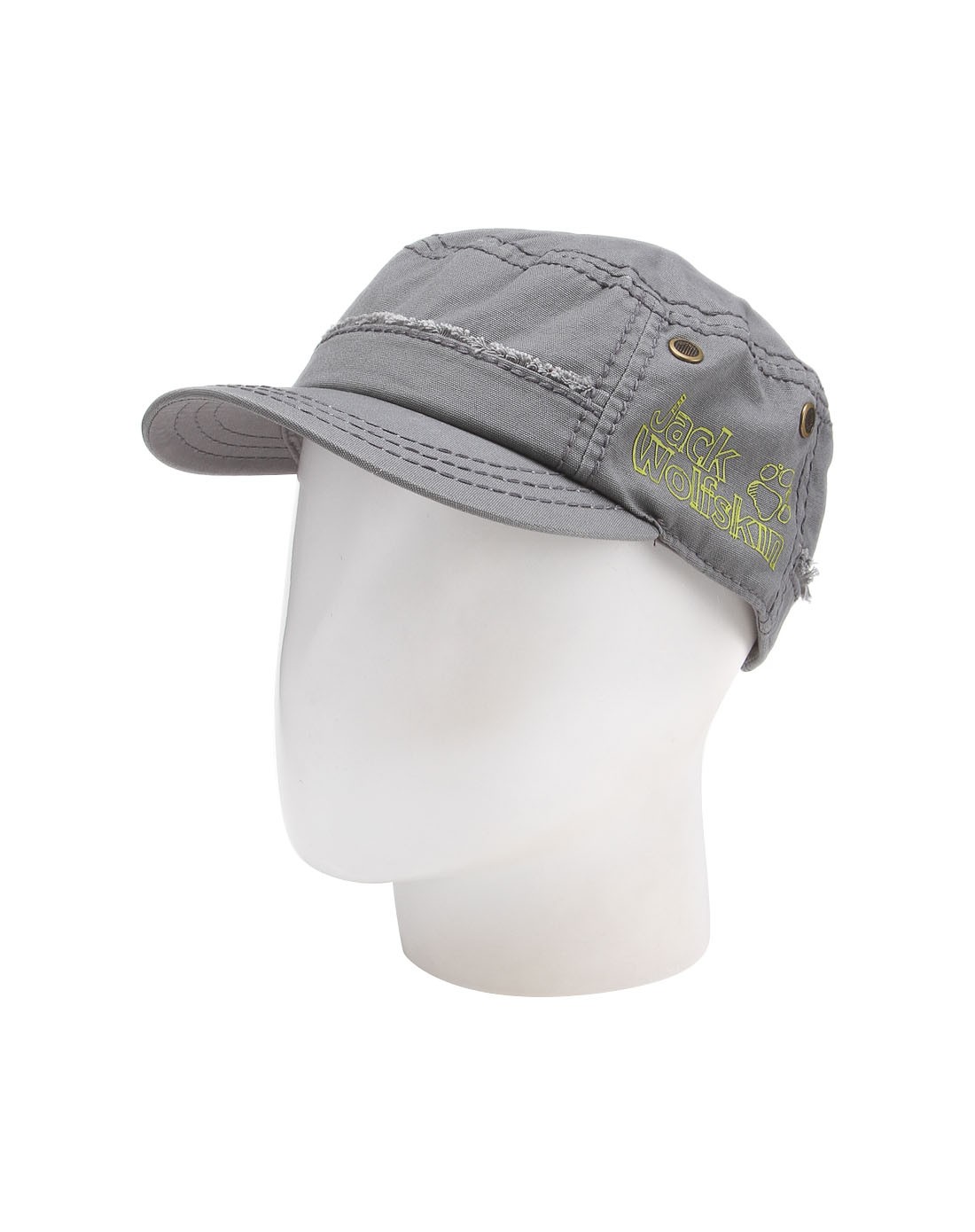 狼爪jackwolfskin户外男女装中性款深灰色帽子 舒适简约透气1903471