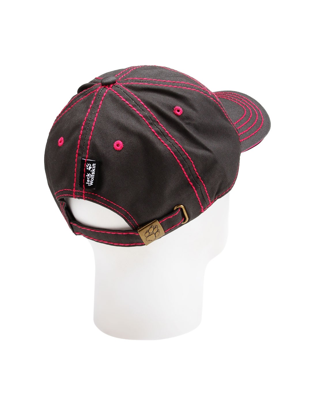 狼爪jackwolfskin户外男女装中性款深灰色帽子 简约经典舒适1903481