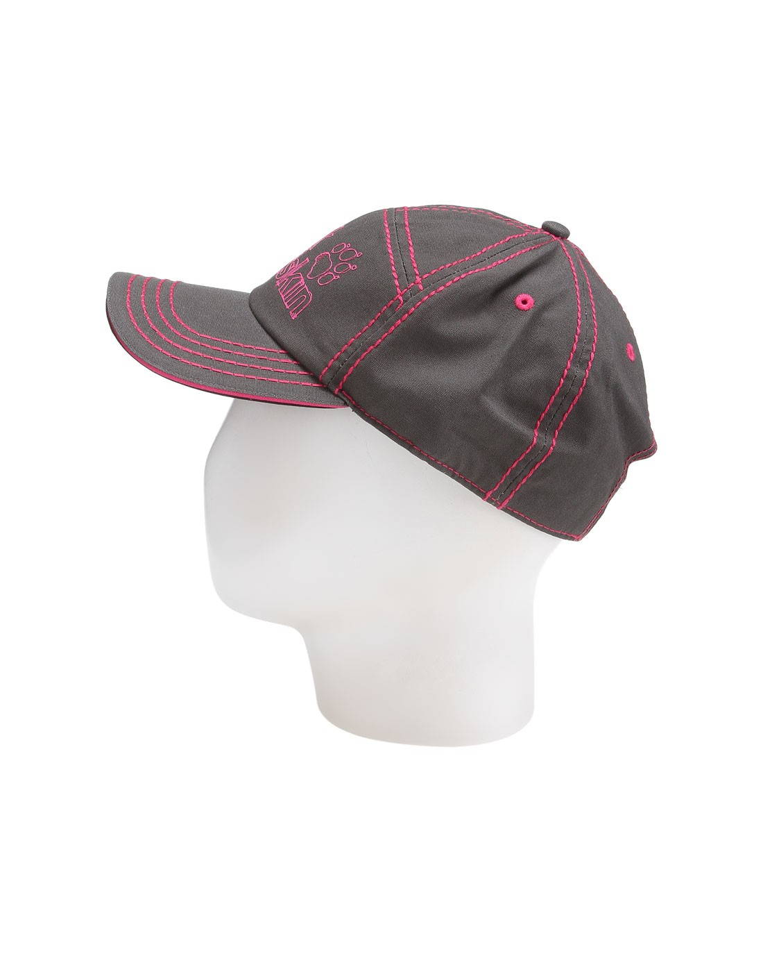 狼爪jackwolfskin户外男女装中性款深灰色帽子 简约经典舒适1903481