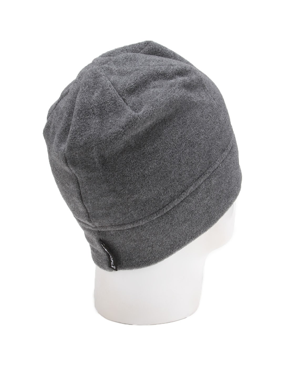 中性款深灰色帽子 柔软保暖舒适
