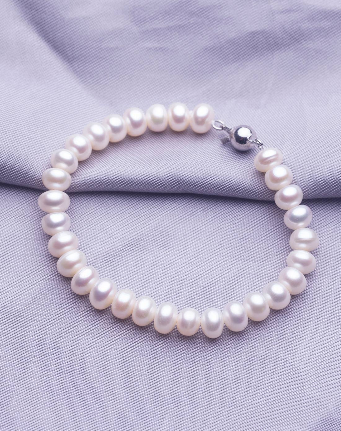 3a级天然淡水珍珠手链灯笼扣附证书