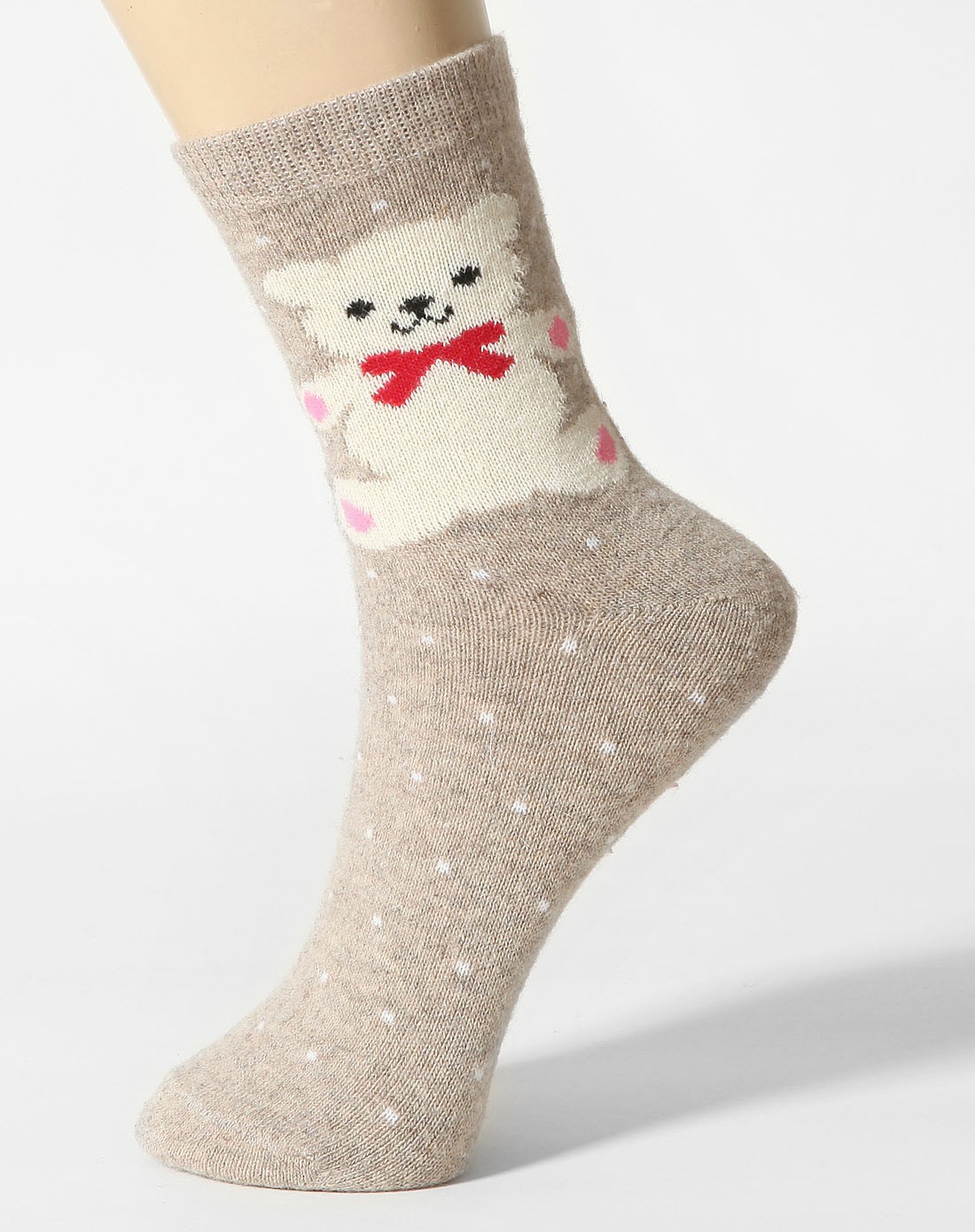 宝娜斯bonas&宝娜玛妮娅bonamania袜子专场-宝娜斯 4双装兔羊毛女袜