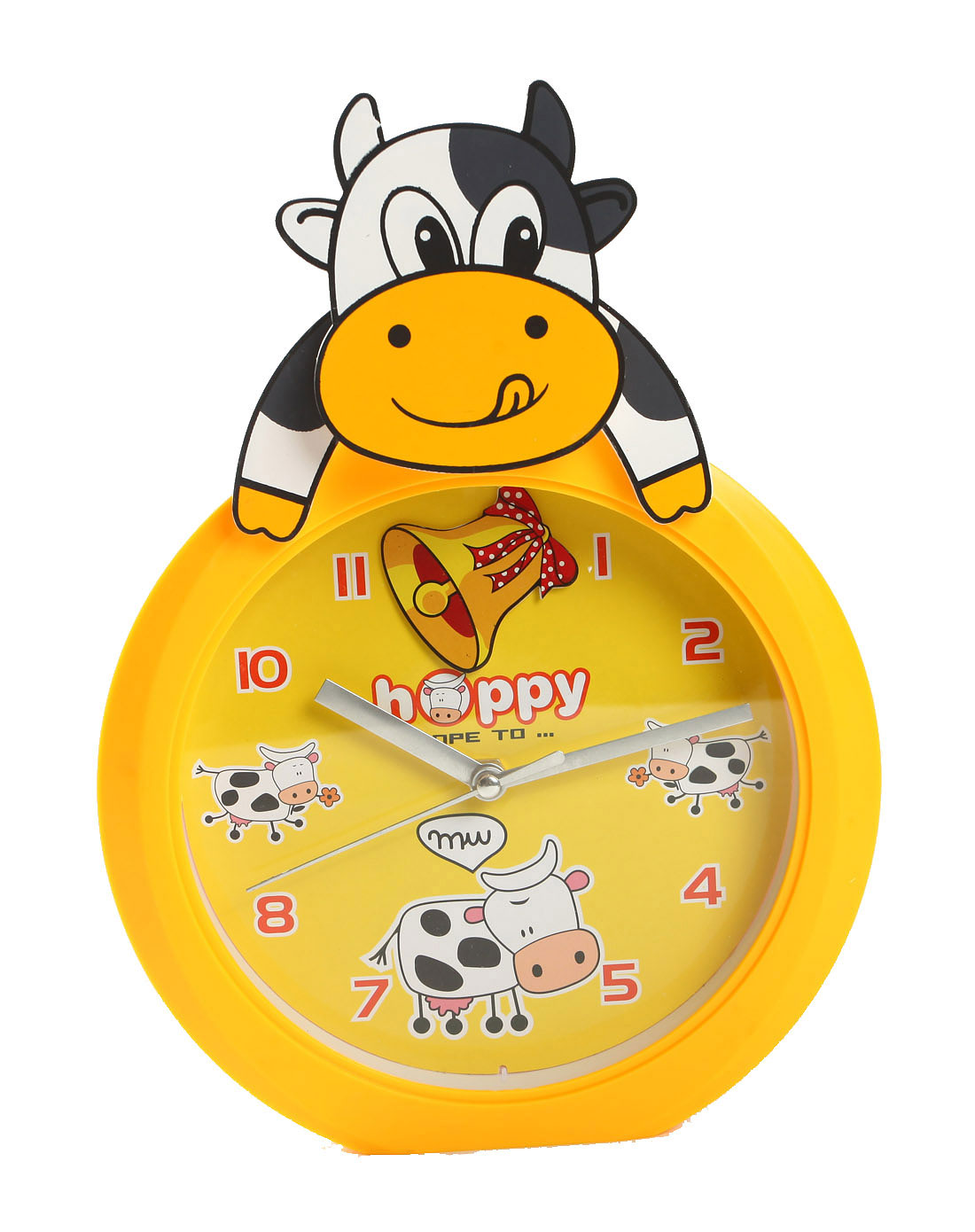 黄色小牛卡通摇摆坐钟