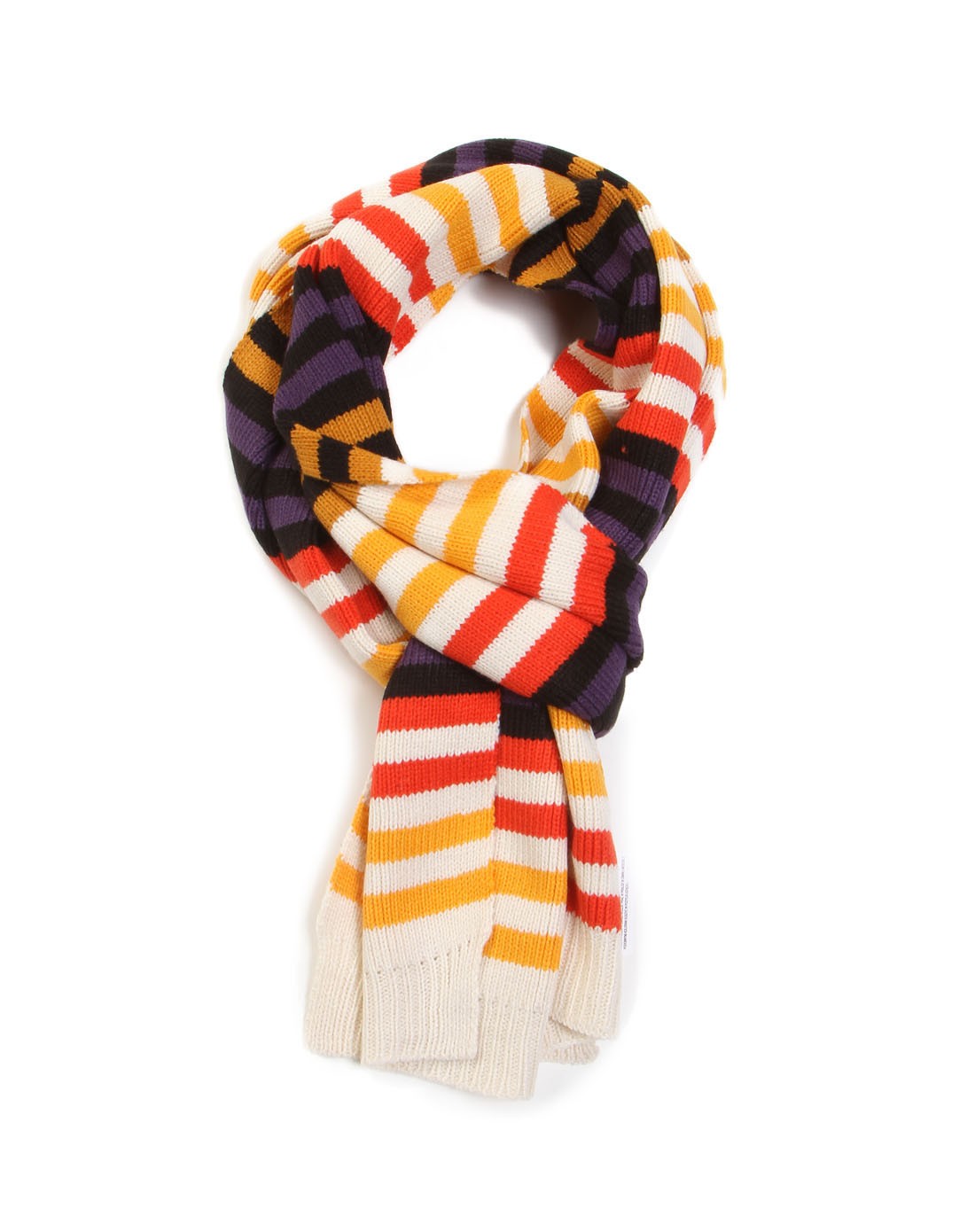 范斯 女款彩色条纹围巾 保暖舒适