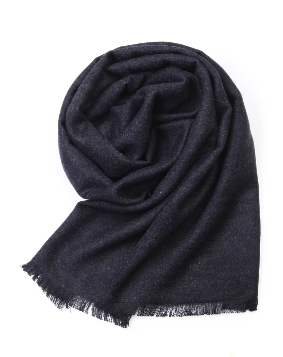 男士纯桑蚕丝保暖加厚围巾