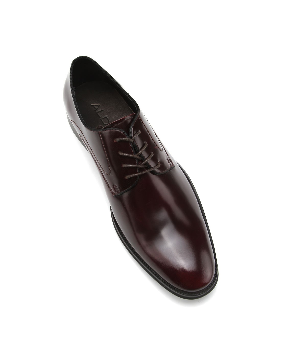 aldo男女鞋男款深紫红色系带典雅商务皮鞋210364a40_唯品会