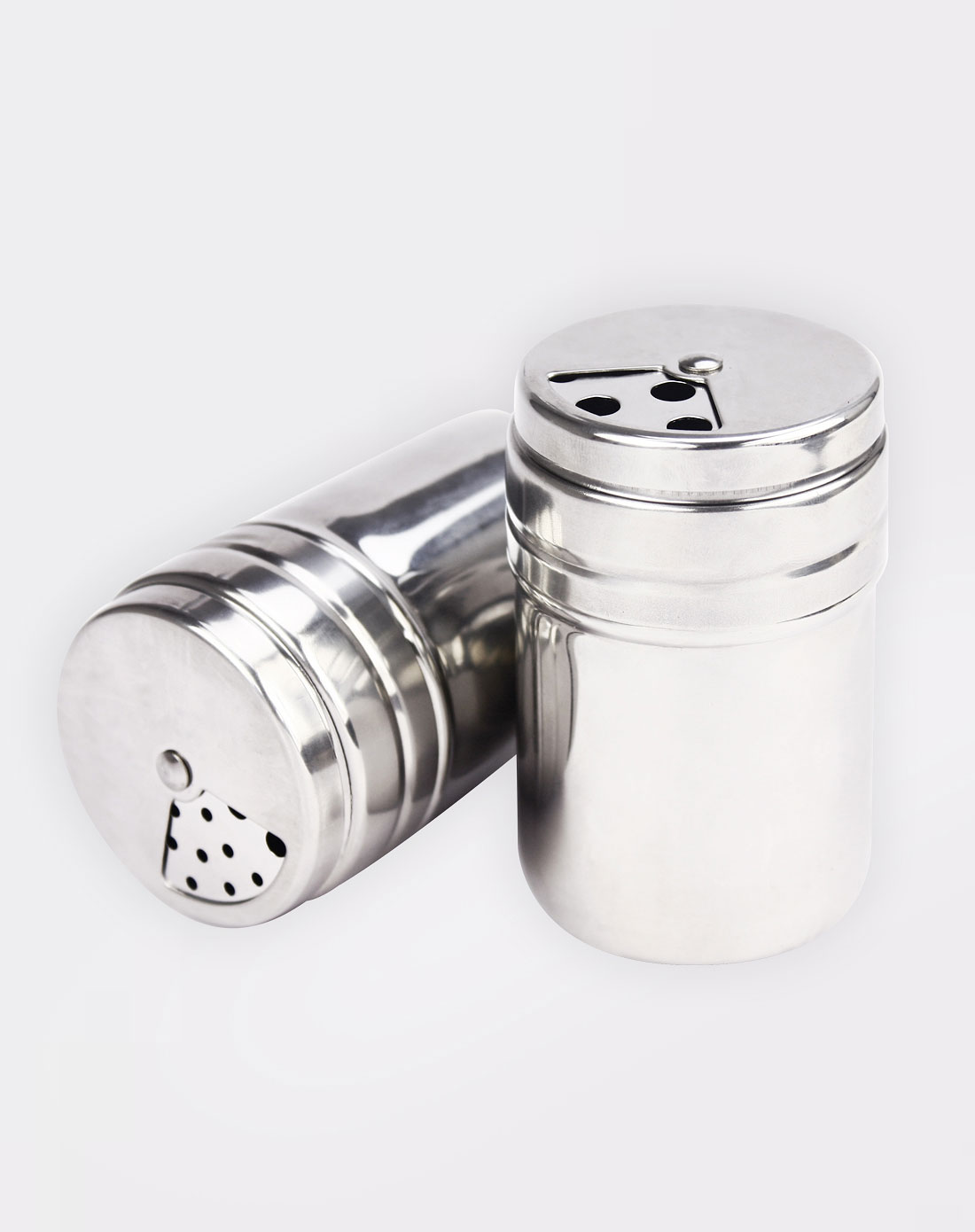 银色扇形胡椒罐