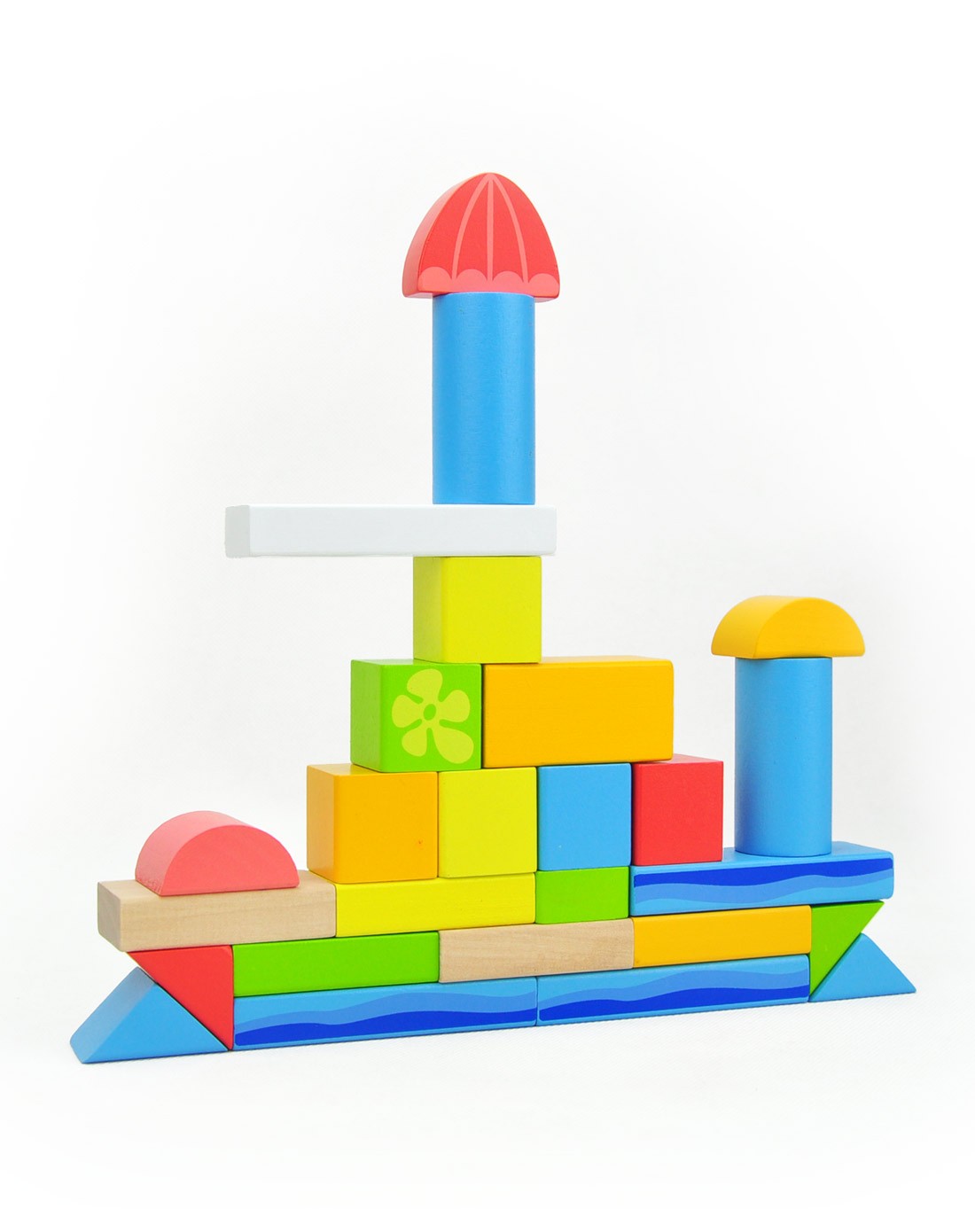 海绵宝宝沙滩情景创意拼搭积木