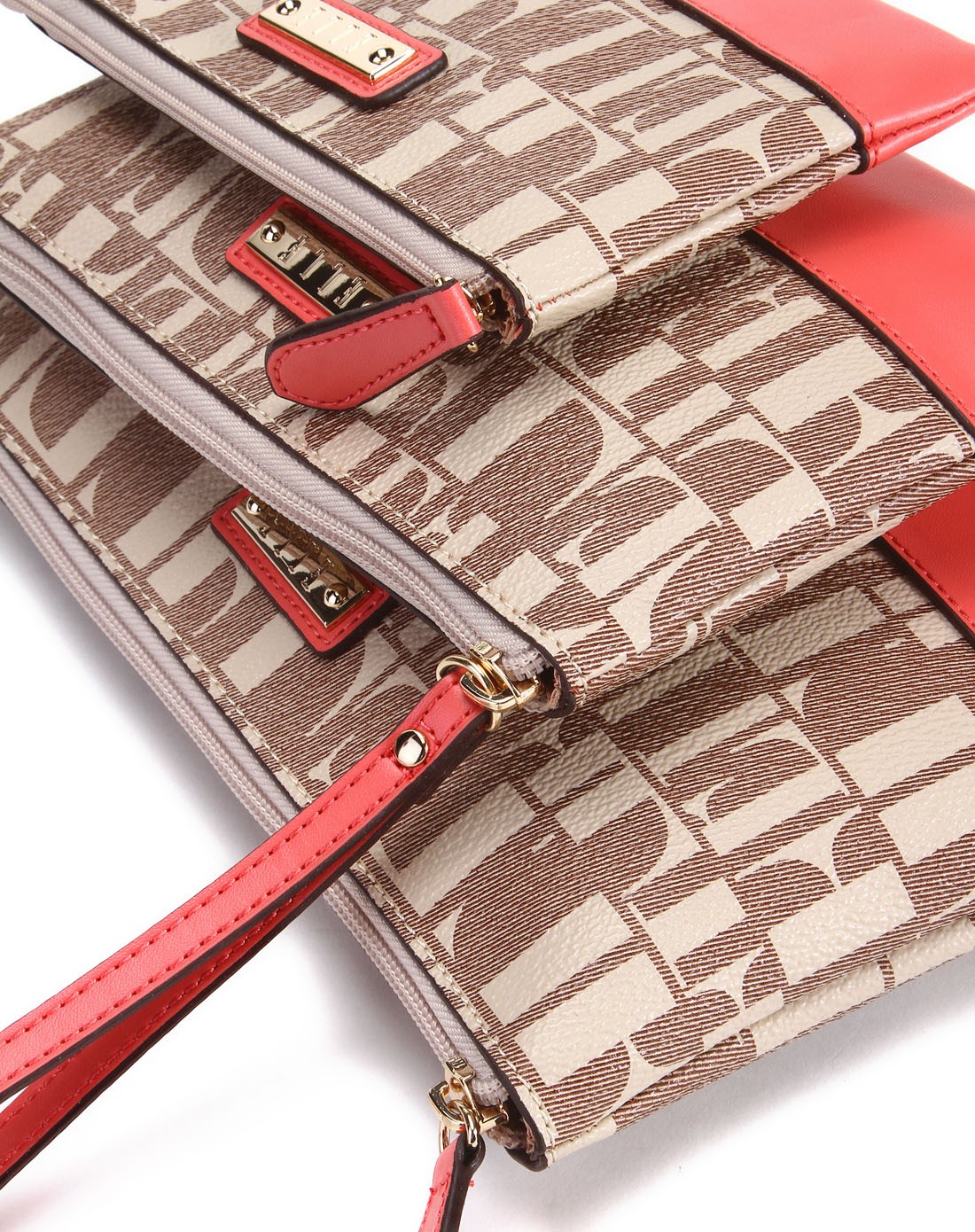 ellepvc印花手拿包