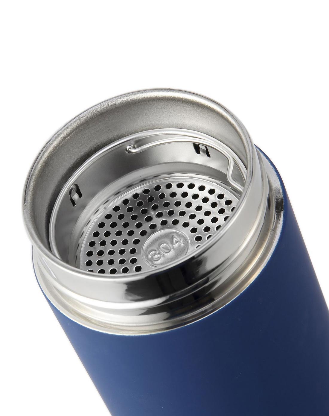 340ml商务男女士双层真空保温杯-蓝色