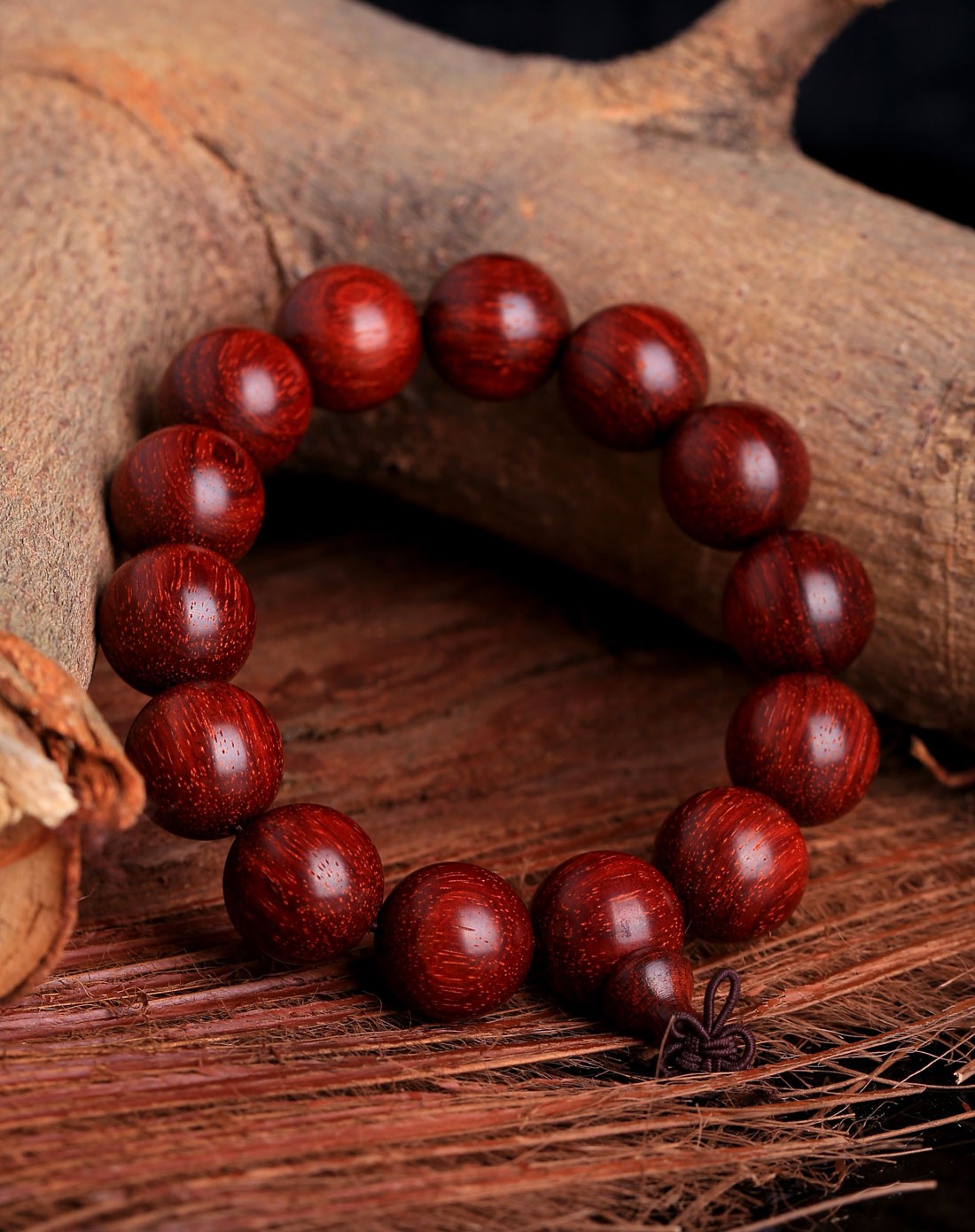 顺风顺水小叶紫檀顺纹手串