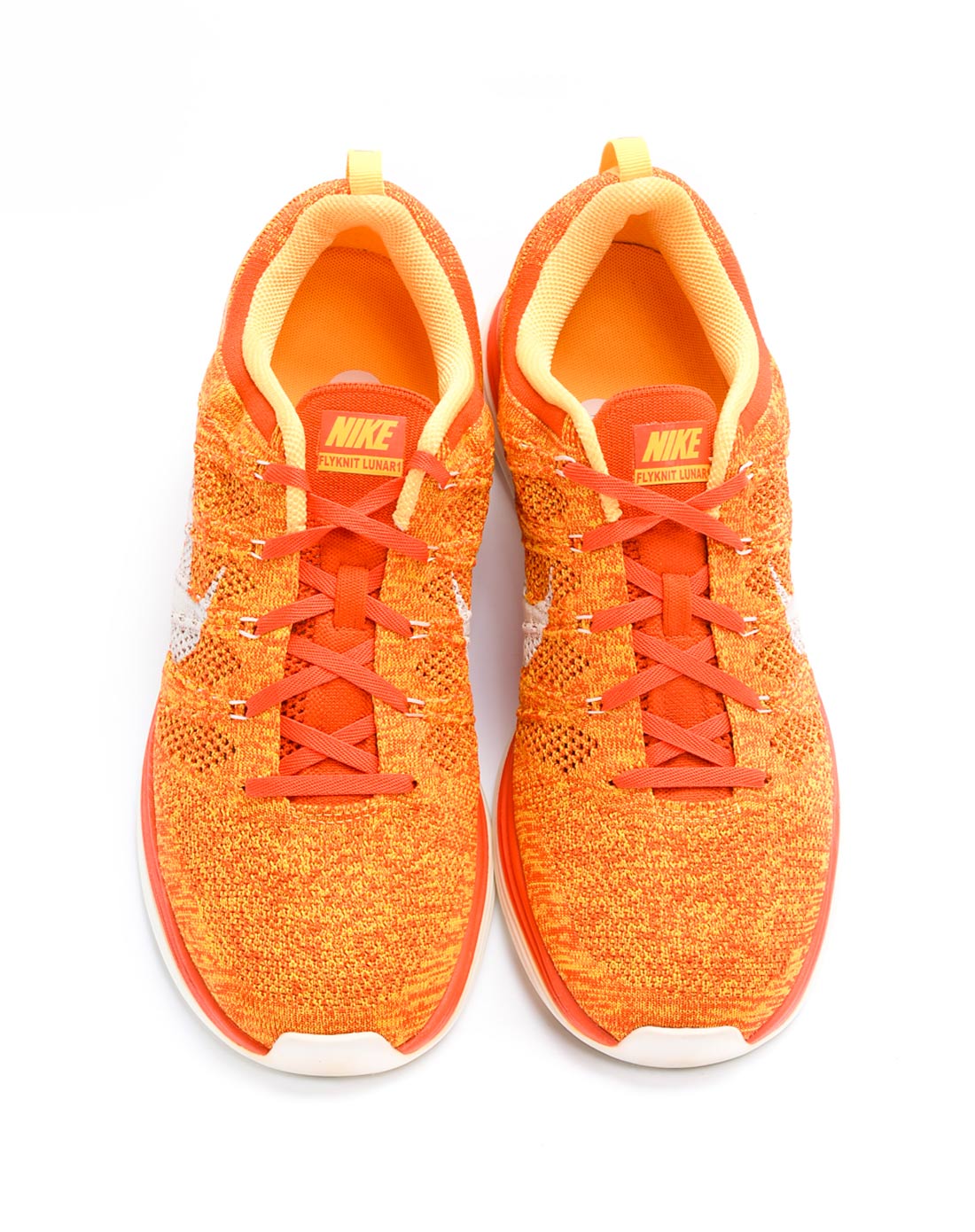 耐克/nike 男款橙色跑步鞋 轻盈透气