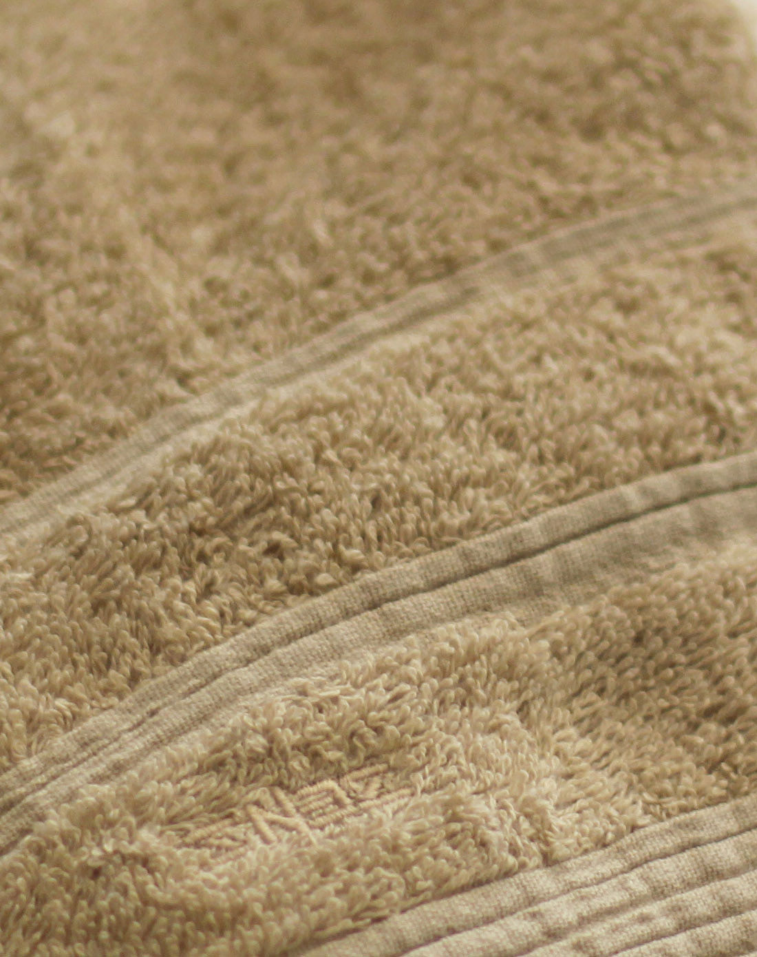 棕色汉麻棉毛巾