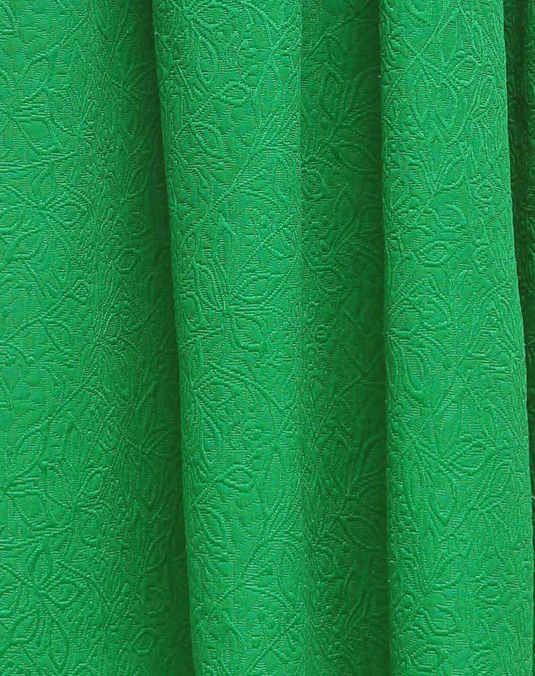 绿色纯色半身裙