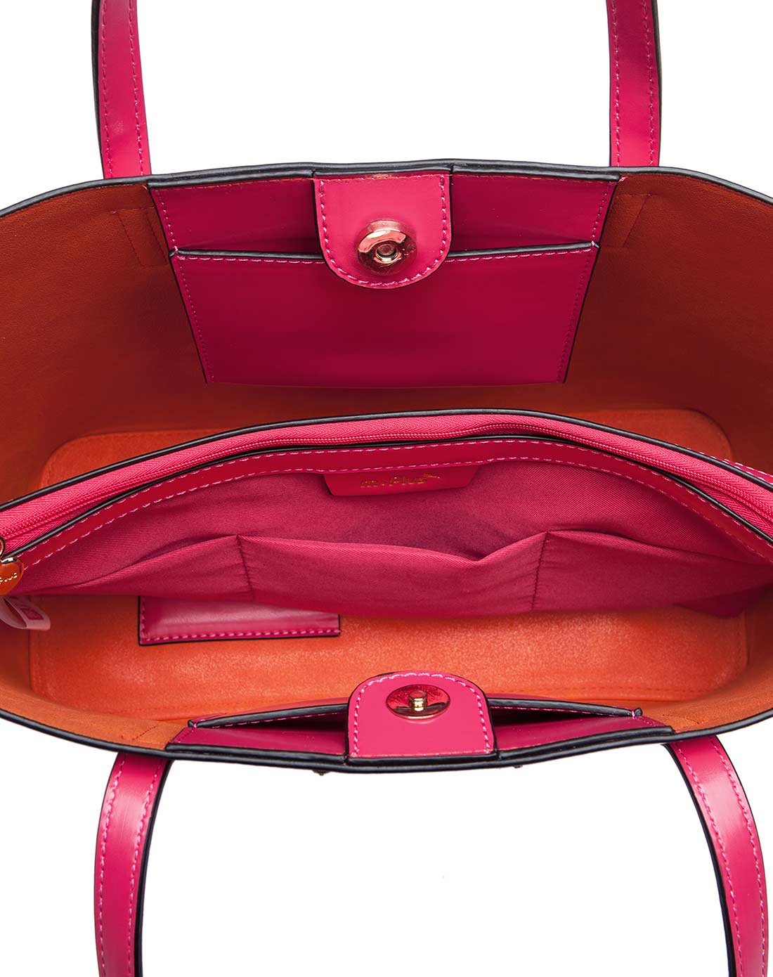 麦包包集团时尚m plus 女款玫红色维纳斯系列单肩包1503033207_唯品会