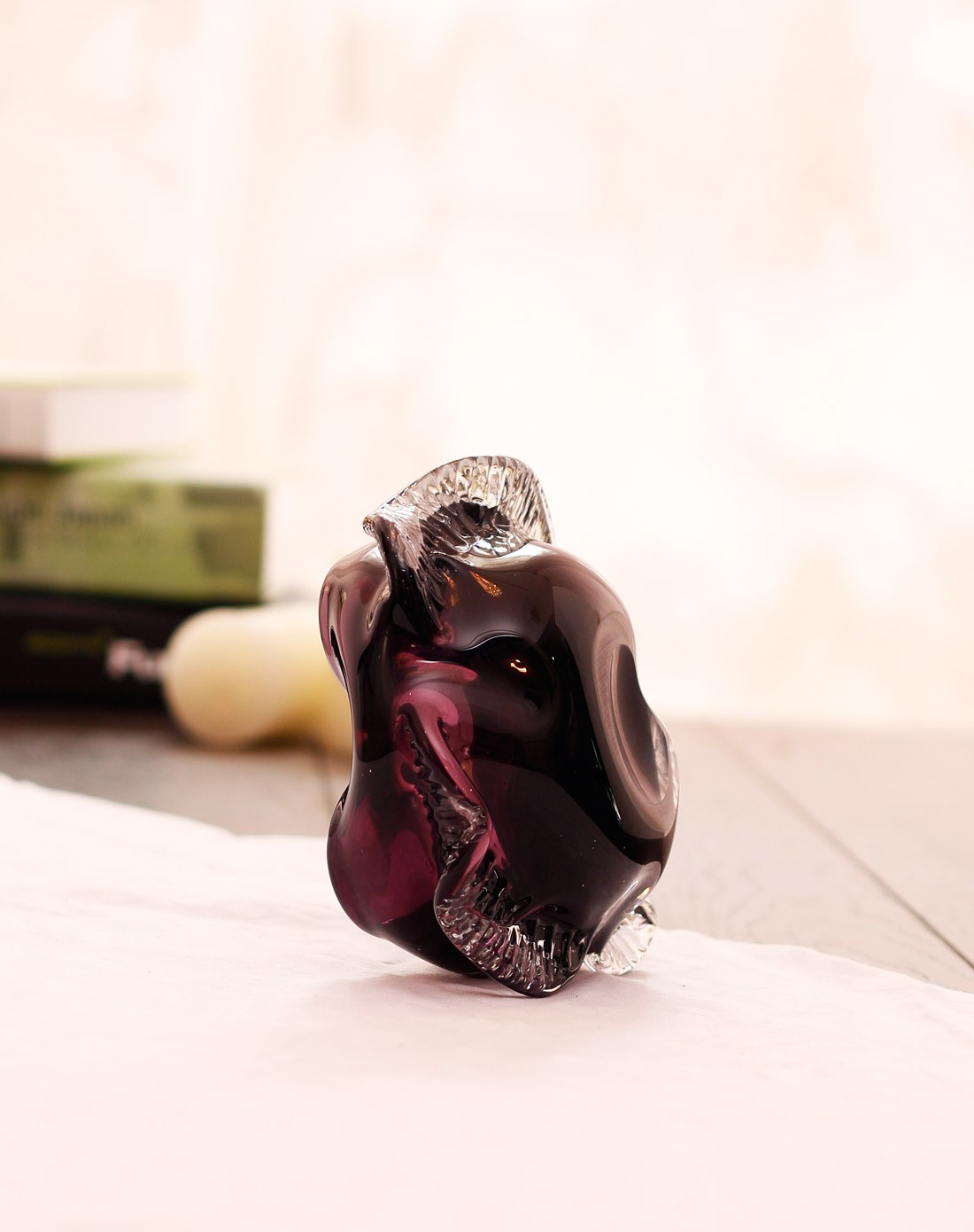 深紫色艺术烟灰缸(小)