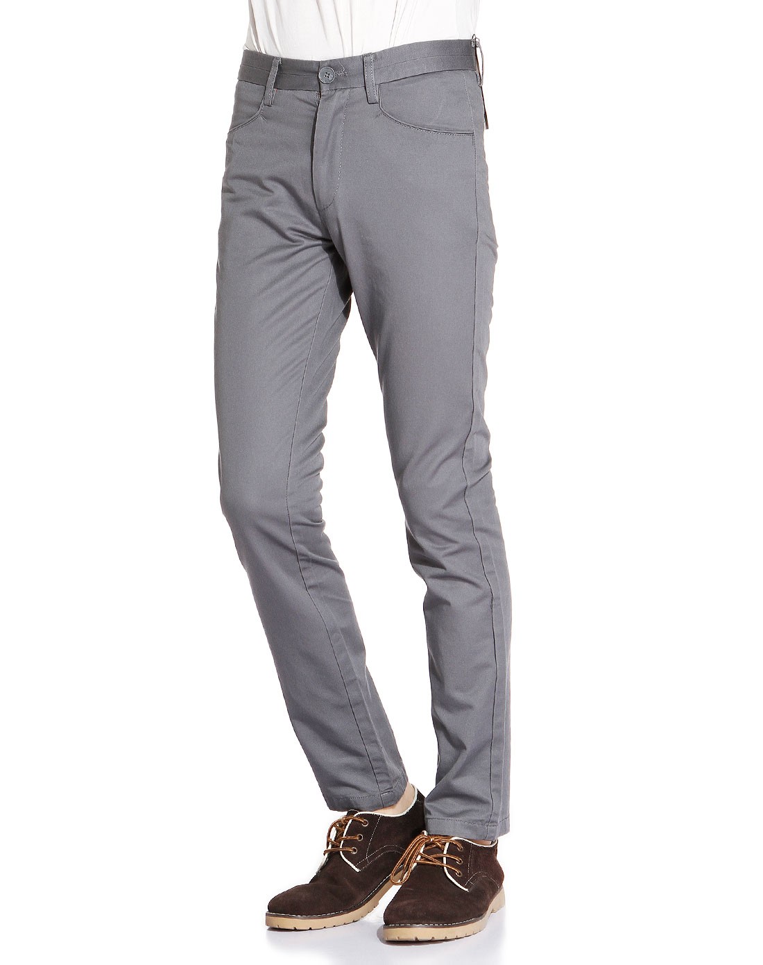 银灰色经典百搭长裤