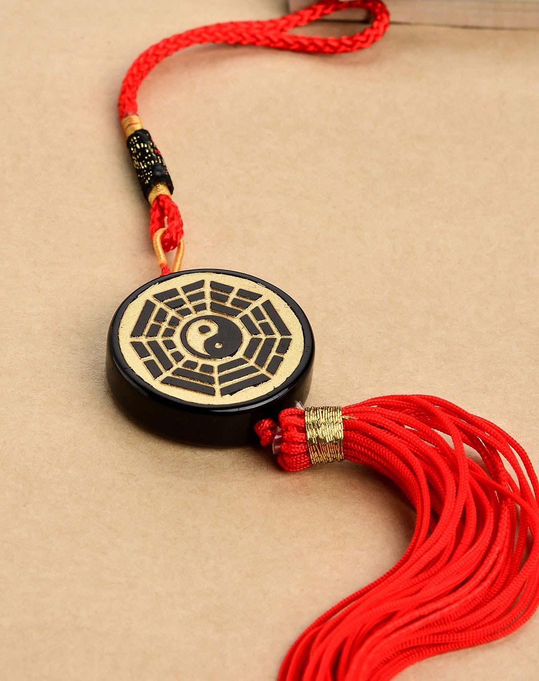 护身平安太极八卦车挂