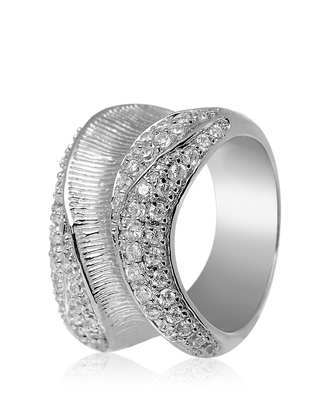 s925维纳系列波浪戒指16