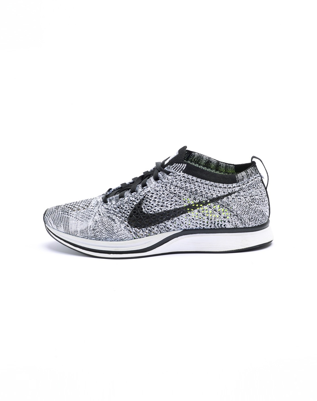 耐克/nike 男款灰色编织鞋面flyknit 跑步鞋