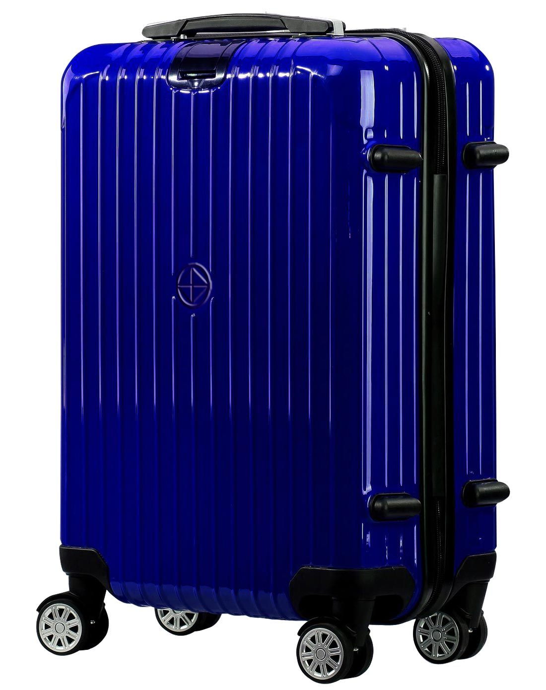 中性防爆tsa锁深蓝色时尚拉杆箱20寸