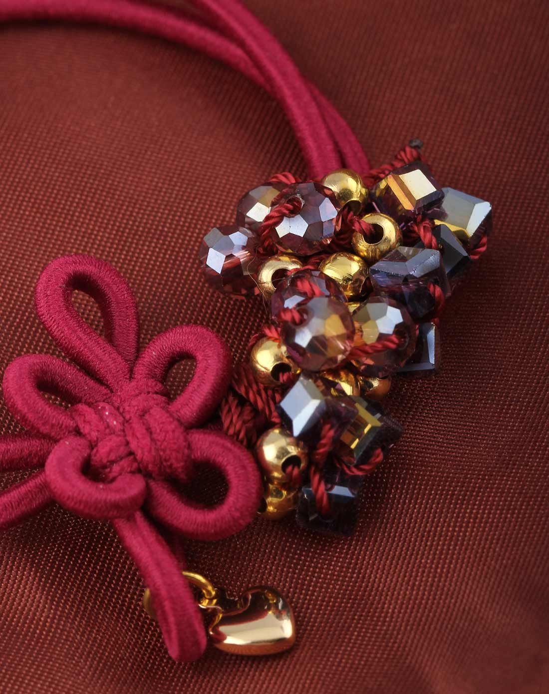 中国结水晶皮筋