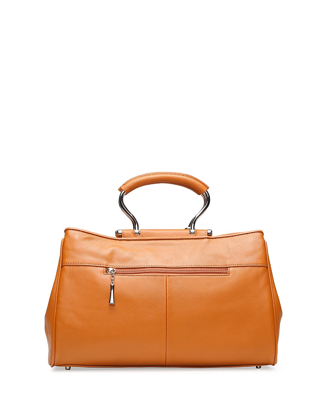 首发新款 女款低奢系列桔黄色手拎单肩包