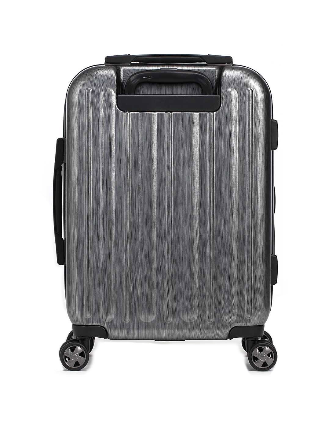 eminent拉杆箱-铁灰拉丝20寸高端拉丝系拉链商务箱