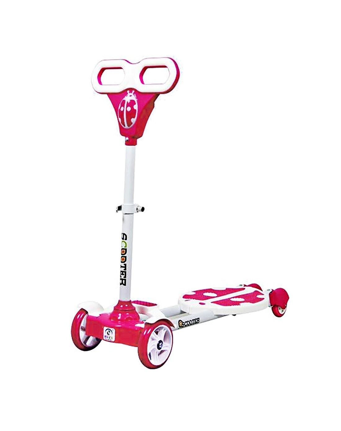 【爆款】瓢虫蛙式车红色