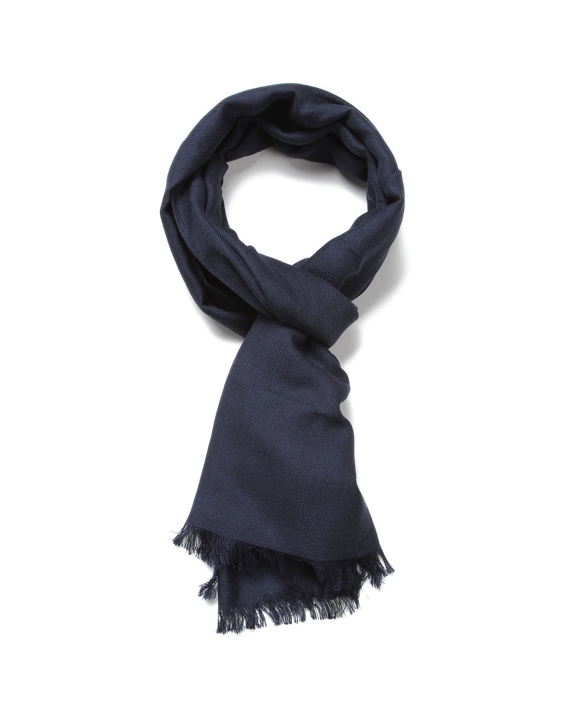 藏蓝色休闲百搭围巾