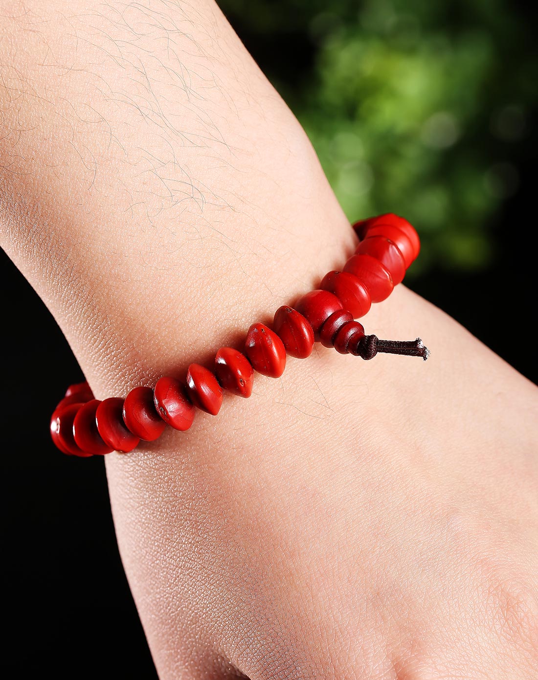 相思豆红菩提手串