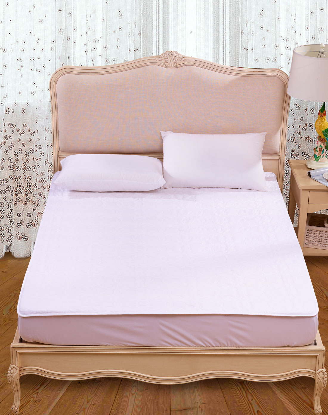 st.fiose-沁雅薄床垫-床笠款-白-180*200